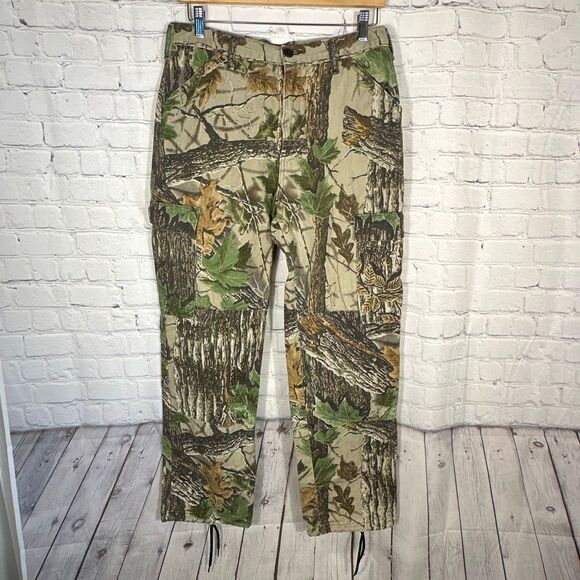 Vintage Wall’s Outdoor Camo Pants Men's 34-36 Real Tree Hunting Hiking Outdoors - Picture 1 of 14